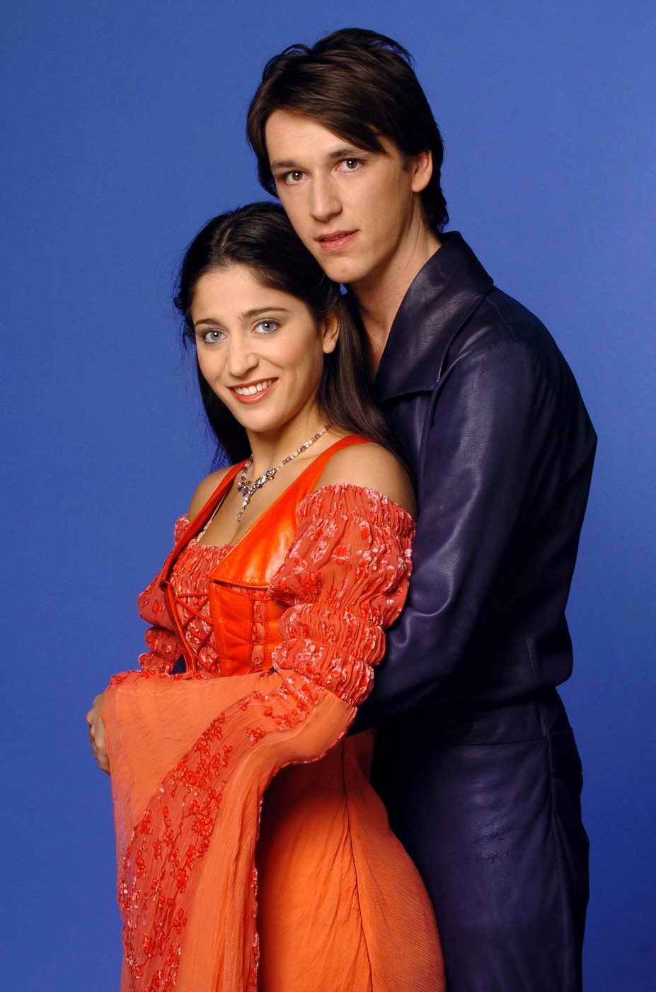 Sasha als Julia naast Davy Gilles in de musical Romeo en Julia